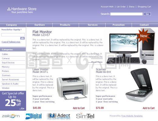 經典國外電腦配件類網站