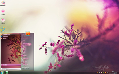 花的夢境 免費Win7電腦主題，為桌面注入自然清新氣息