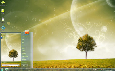 夢幻草原 一款讓你的Win7電腦煥發生機的精美主題