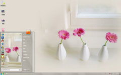 窗臺一角的寧靜 Win7清爽主題打造你的專屬數字綠洲