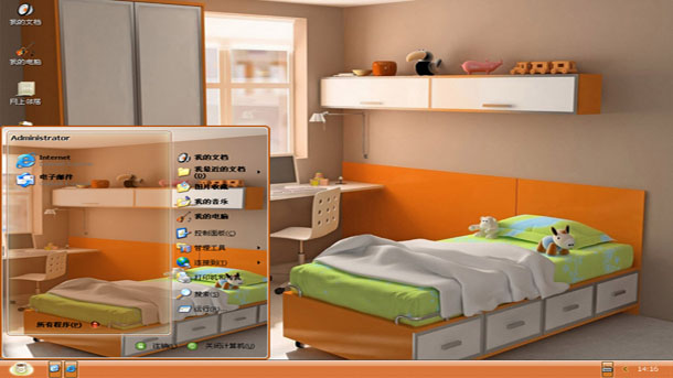 煥新桌面美學 3D房間個性主題、新簡約風格與XP主題下載指南